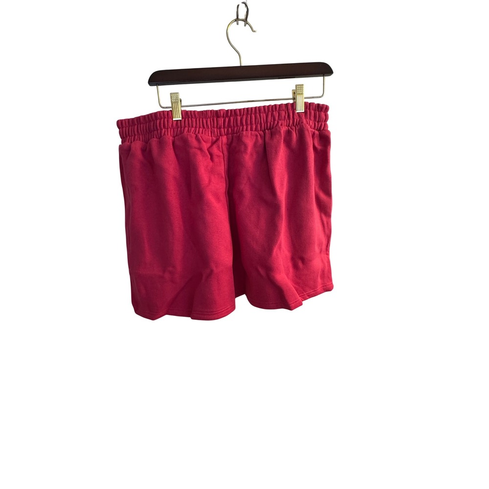 PrettyLittleThing Pink Sweat Women's XL Plus Shorts Elastic  Drawstring Pockets‎
